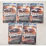 Hot Wheels 1:64 Zestaw Fast & Furious Villains - 5 szt.